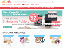 Tablet Screenshot of consumercrafts.com